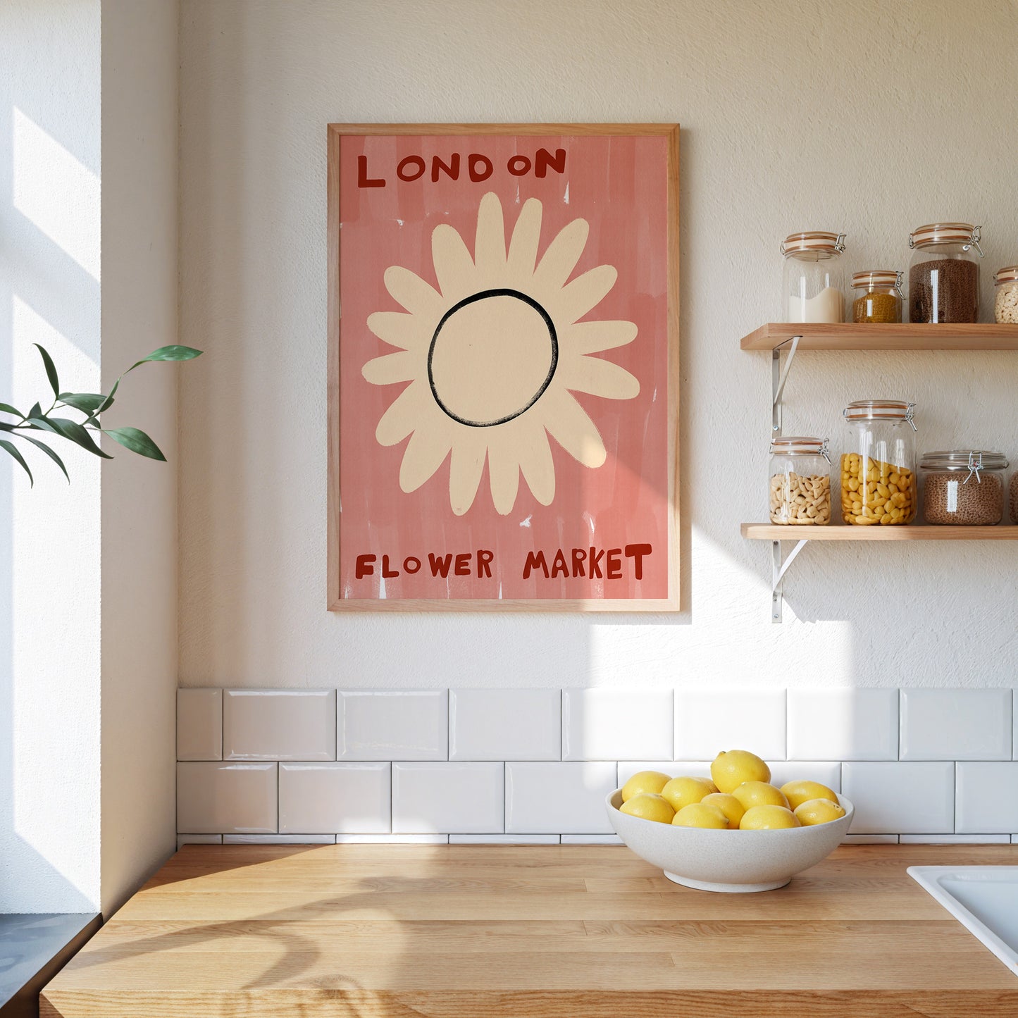 London Flower Market | Floral Print | UNFRAMED