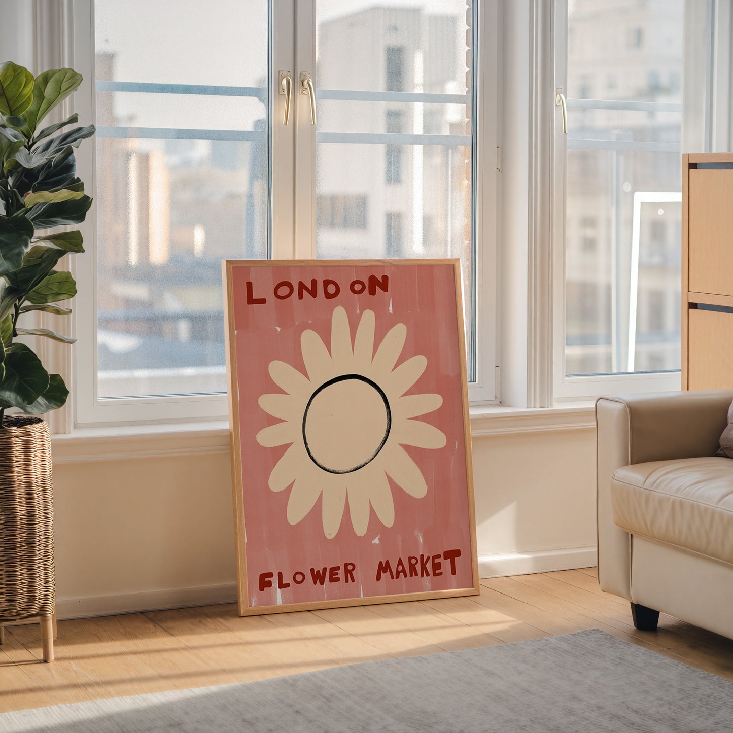 London Flower Market | Floral Print | UNFRAMED