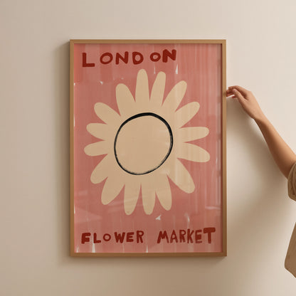 London Flower Market | Floral Print | UNFRAMED