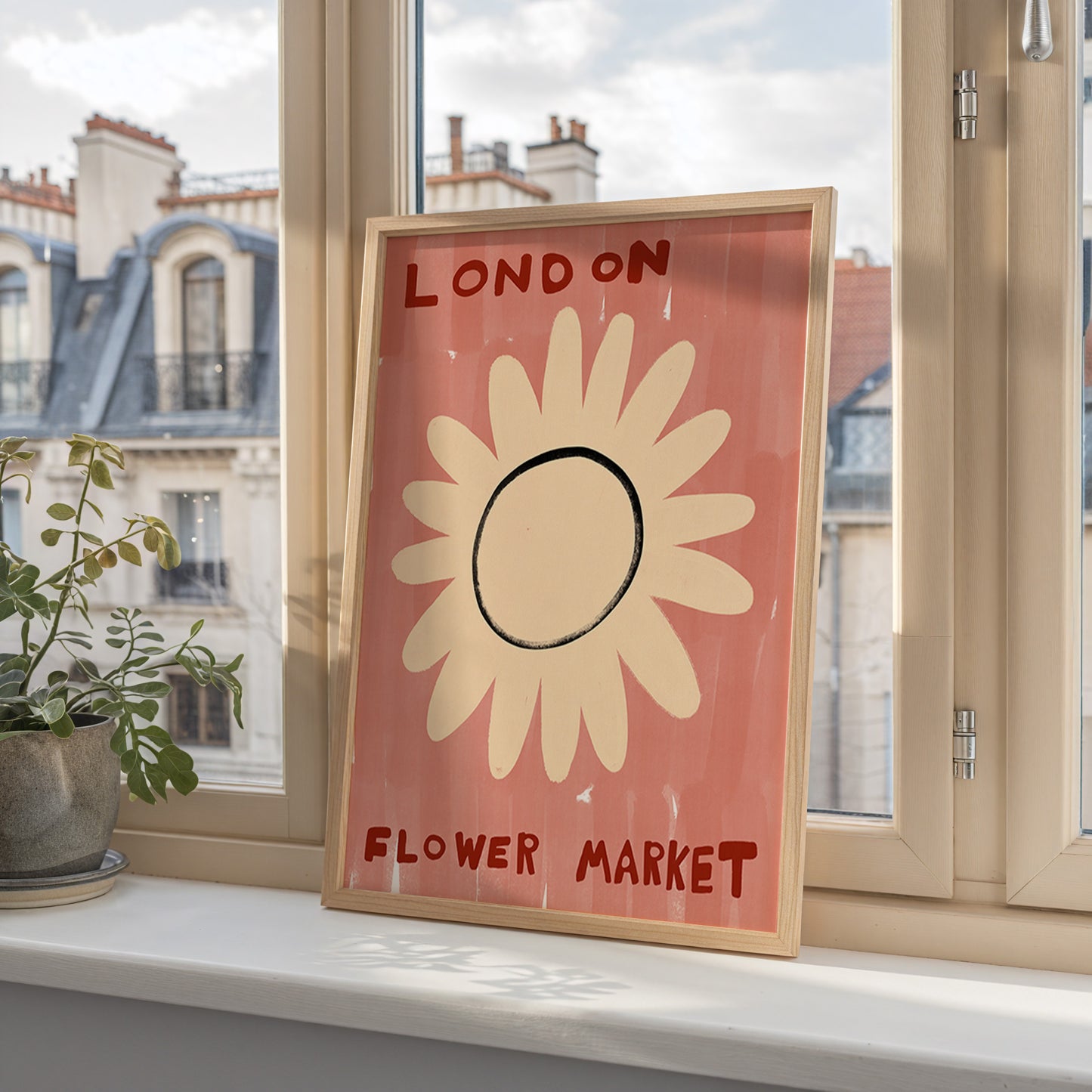 London Flower Market | Floral Print | UNFRAMED