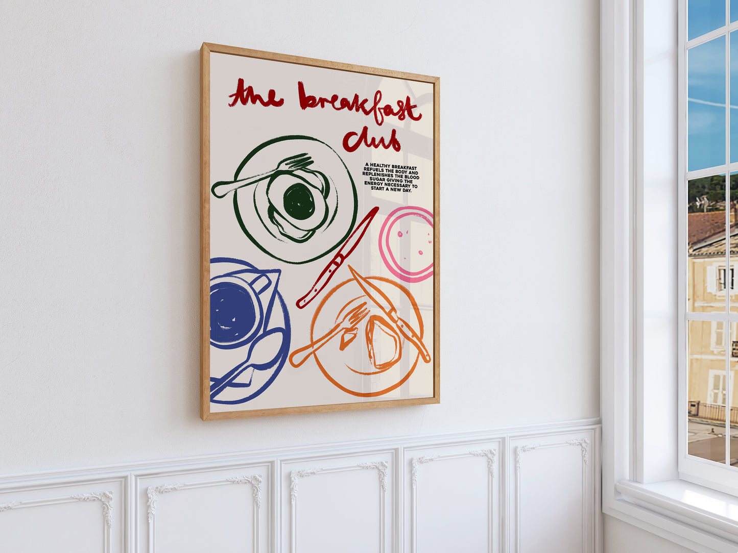 The Breakfast Club | French Cafe Print | UNFRAMED