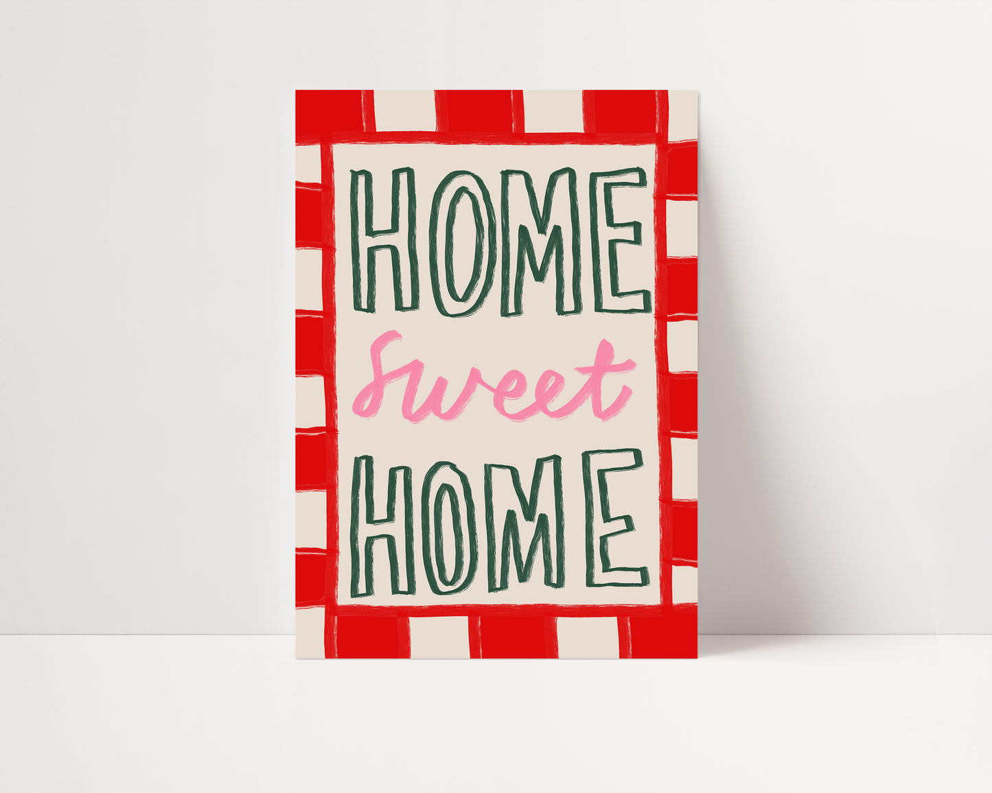 Home Sweet Home | Living Room Print | UNFRAMED