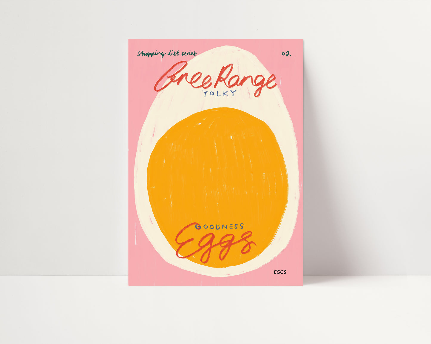 Eggs | Shopping List Print | UNFRAMED