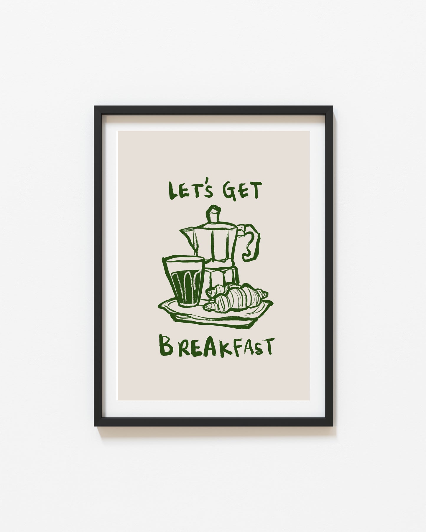 Morning Cafe | Set of 3 | UNFRAMED