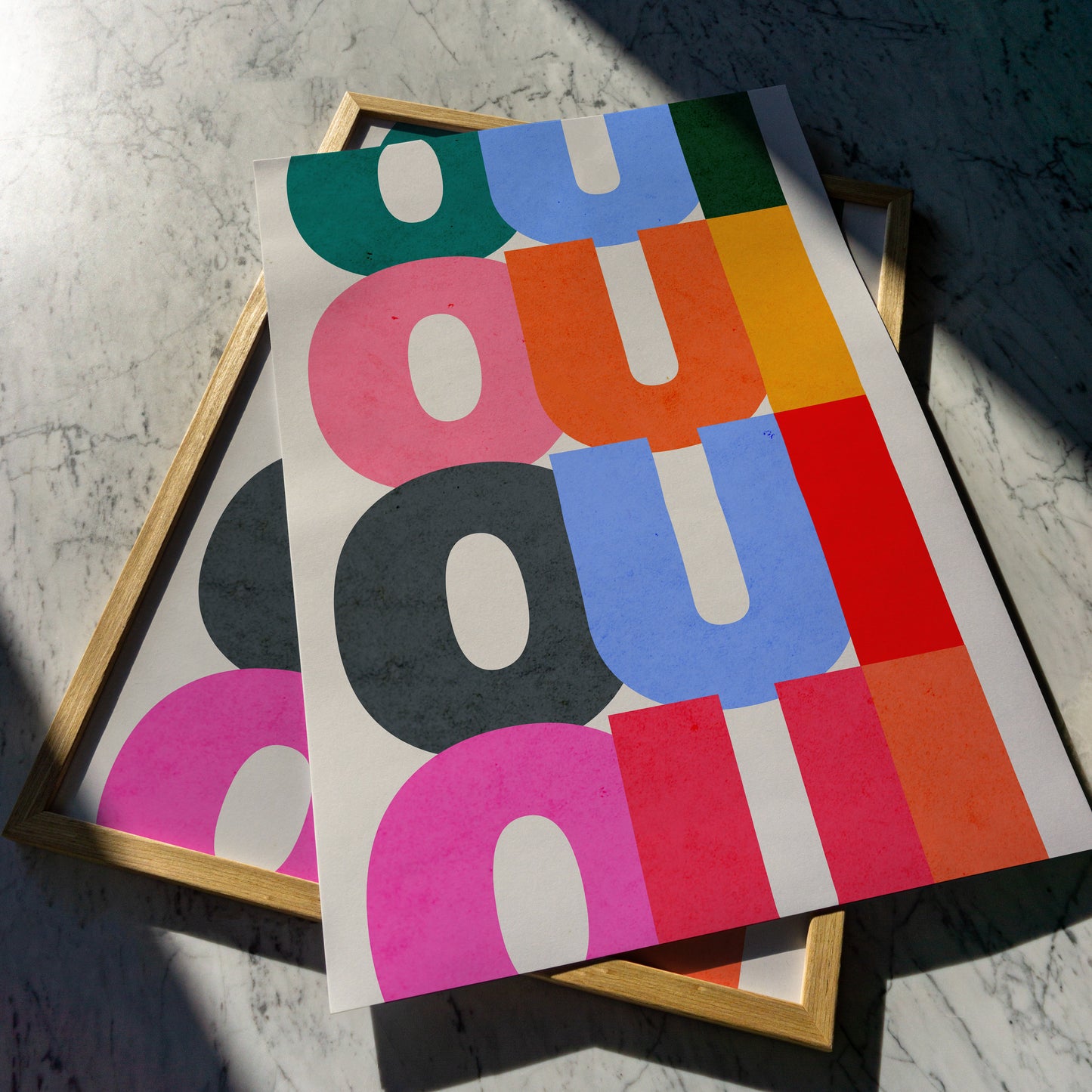 Oui Oui | Typography Poster | UNFRAMED