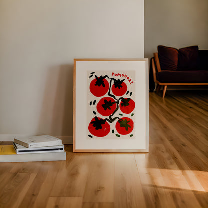 Pomodori | Italian Tomatoes Print | UNFRAMED