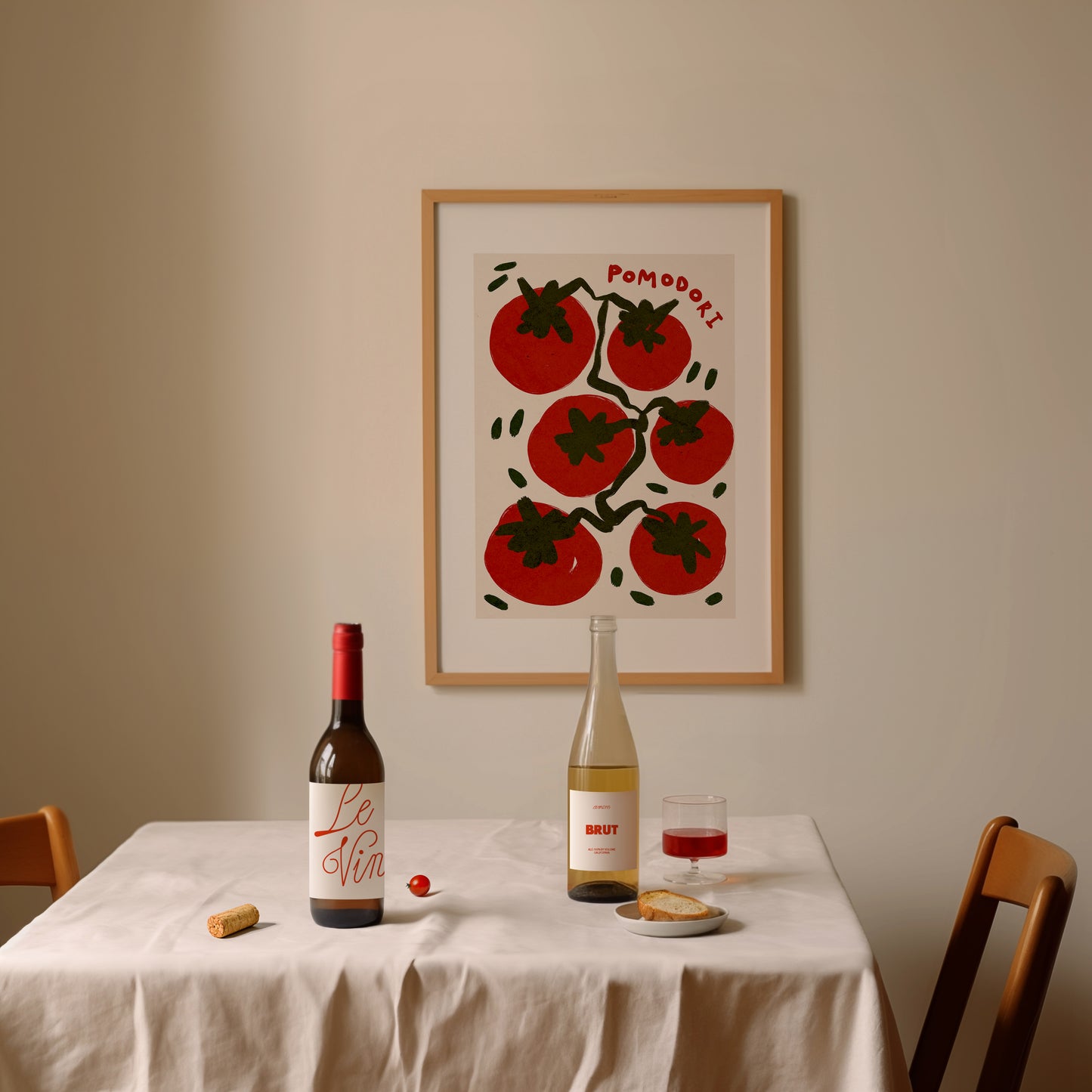 Pomodori | Italian Tomatoes Print | UNFRAMED