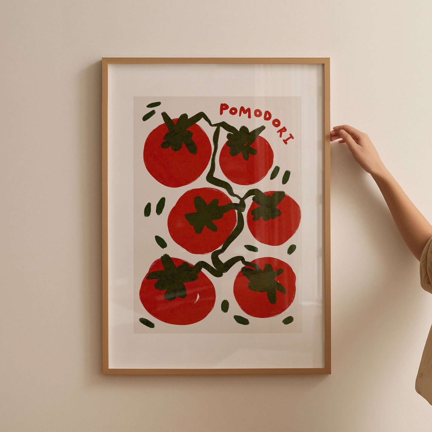 Pomodori | Italian Tomatoes Print | UNFRAMED