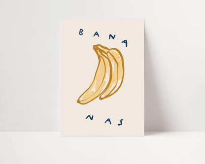 Bananas | Fruit Print | UNFRAMED