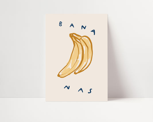 Bananas | Fruit Print | UNFRAMED