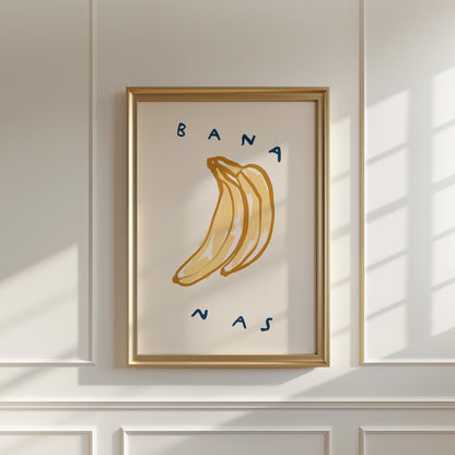 Bananas | Fruit Print | UNFRAMED