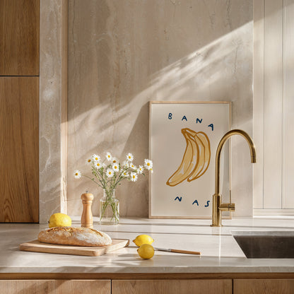 Bananas | Fruit Print | UNFRAMED