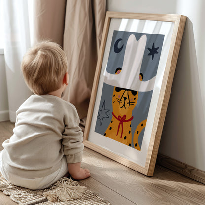 Wild West Cheetah | Cowboy Cheetah Print | UNFRAMED