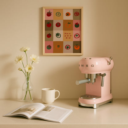 Pomodoro Patchwork | Tomatoes Print | UNFRAMED