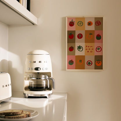 Pomodoro Patchwork | Tomatoes Print | UNFRAMED