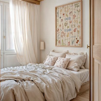 Greek Islands| Seaside Print | UNFRAMED