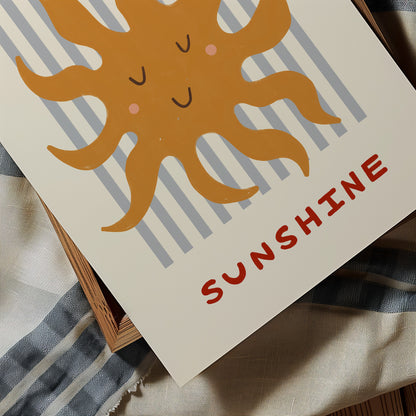 You Are My Sunshine | Nursery Print | UNFRAMED