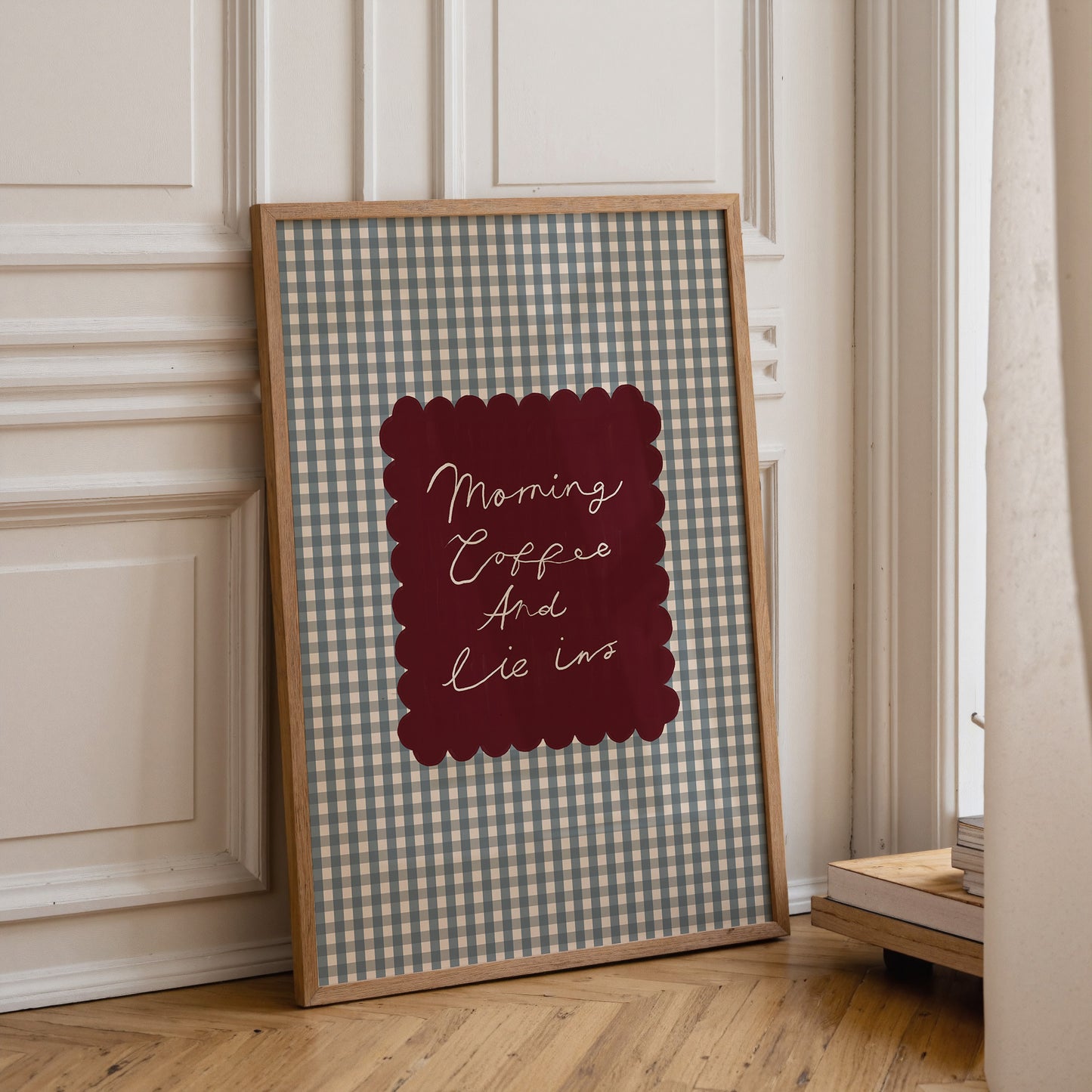 Morning Coffee And Lie Ins | Kitchen Print | UNFRAMED