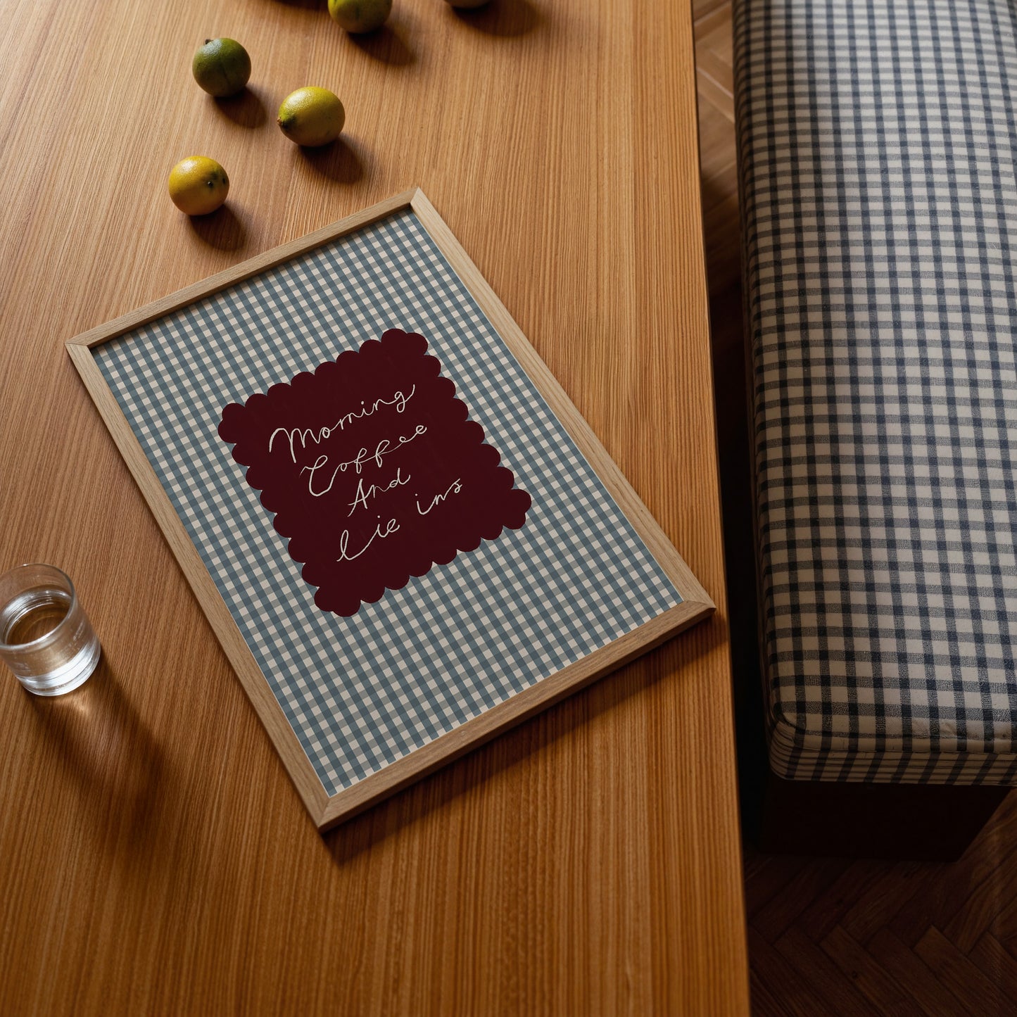 Morning Coffee And Lie Ins | Kitchen Print | UNFRAMED