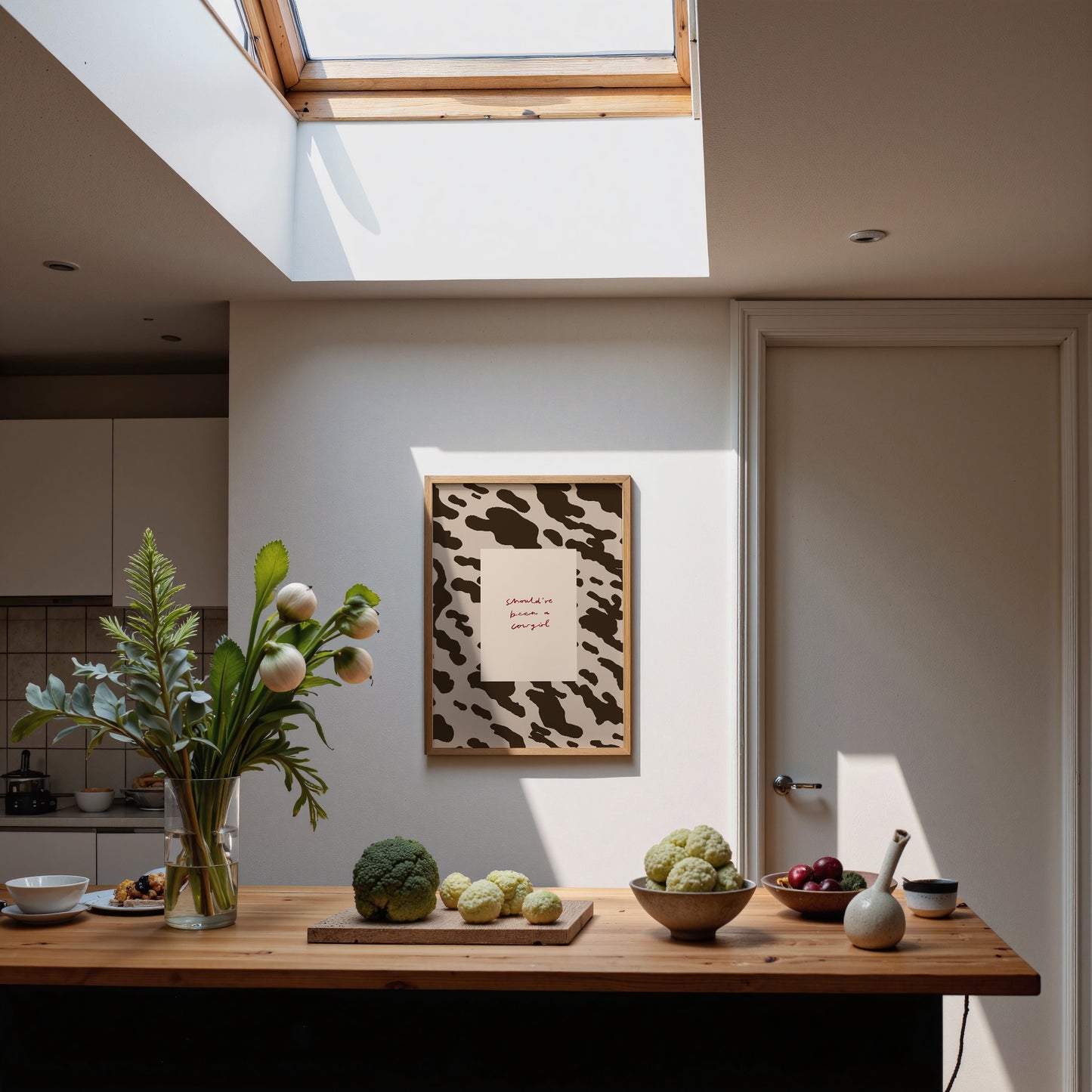 Should've Been A Cowgirl | Cowboy Print | UNFRAMED