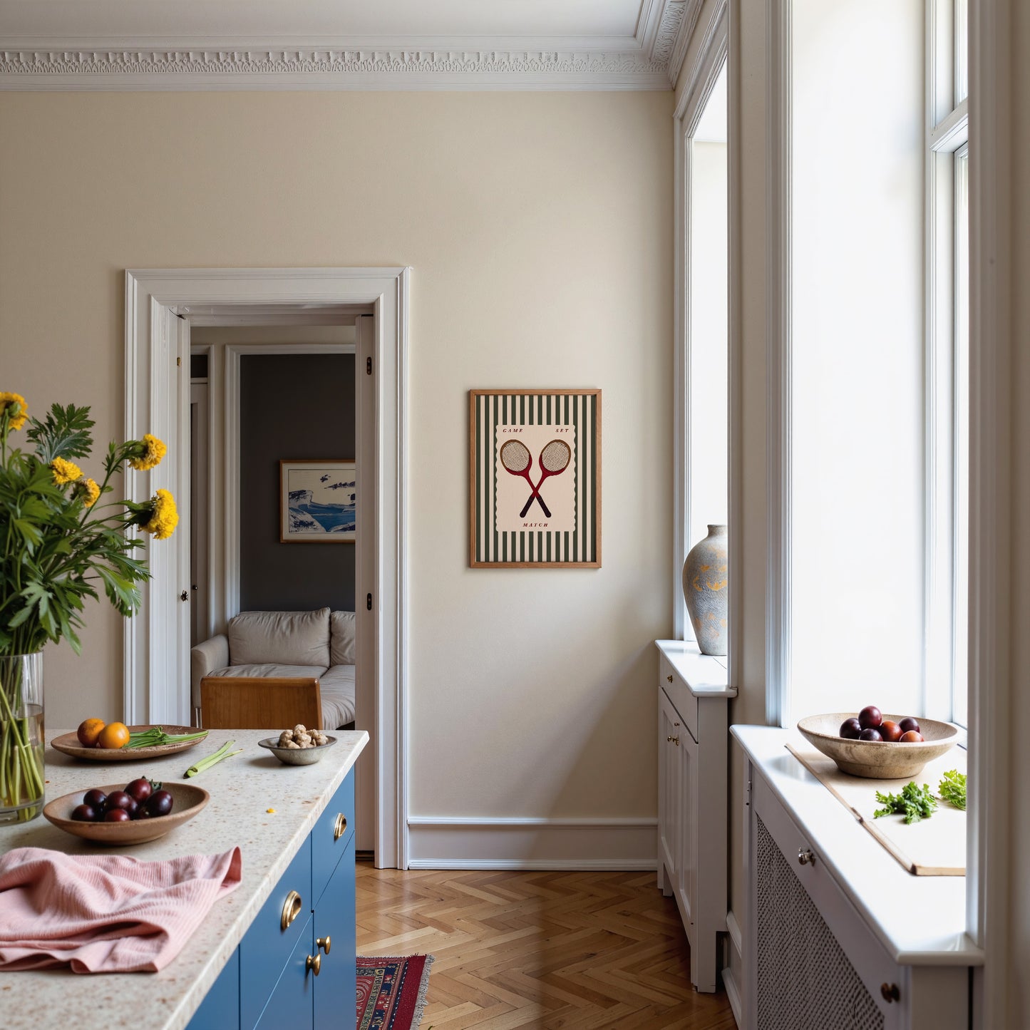 Vintage Tennis Rackets | Sports Print | UNFRAMED