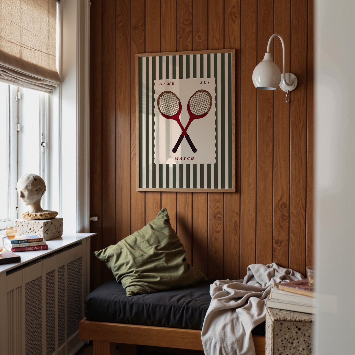 Vintage Tennis Rackets | Sports Print | UNFRAMED