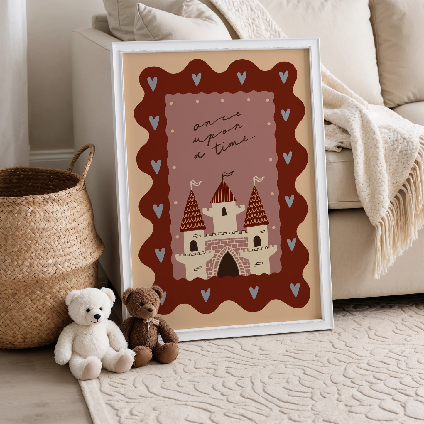 Once Upon A Time | Nursery Print | UNFRAMED