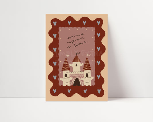 Once Upon A Time | Nursery Print | UNFRAMED