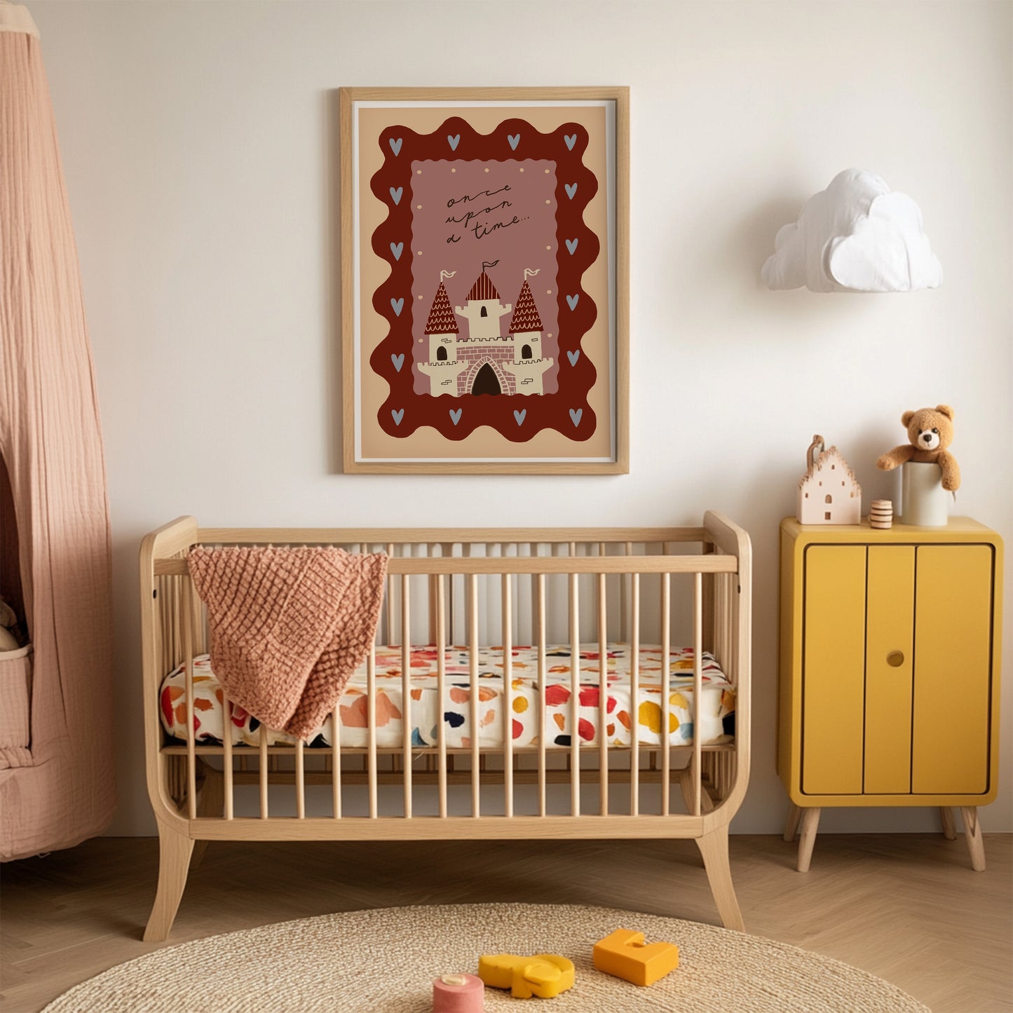 Once Upon A Time | Nursery Print | UNFRAMED