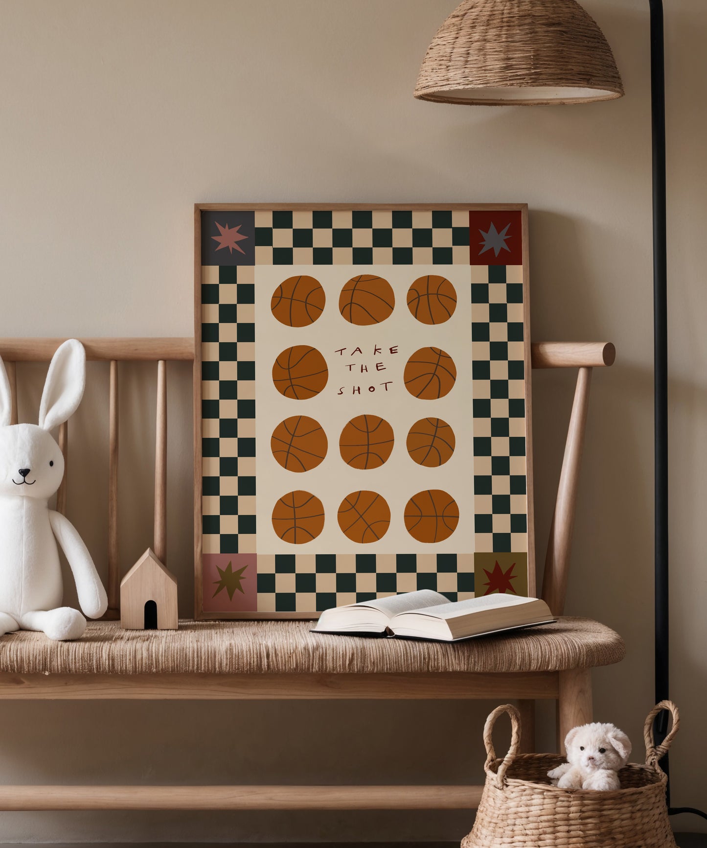 Take The Shot | Basketball Print | UNFRAMED