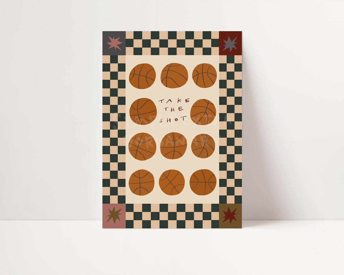 Take The Shot | Basketball Print | UNFRAMED