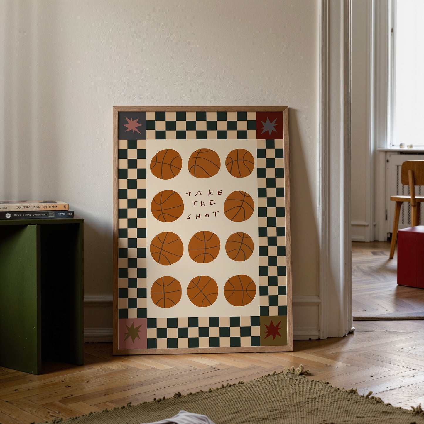 Take The Shot | Basketball Print | UNFRAMED