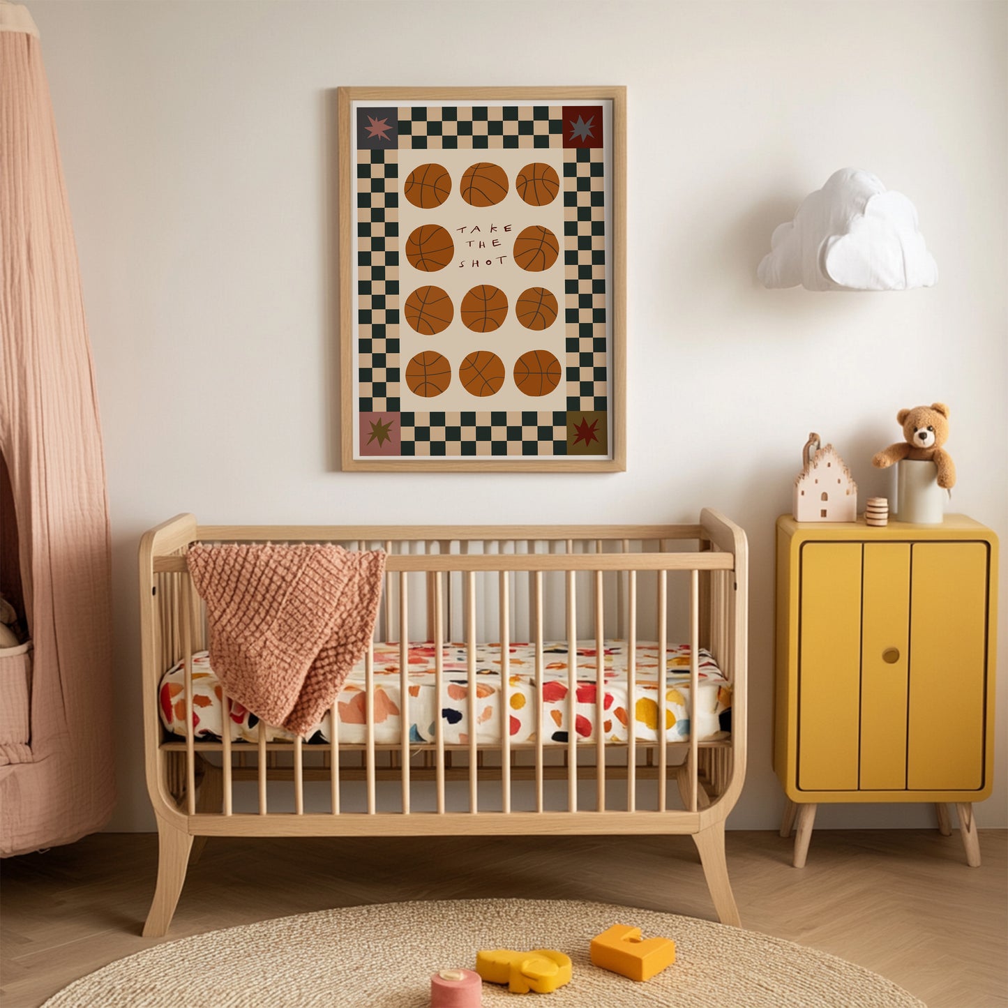 Take The Shot | Basketball Print | UNFRAMED