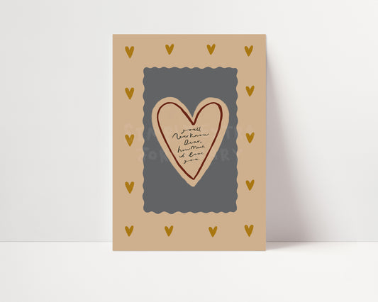 You'll Never Know | Nursery Print | UNFRAMED