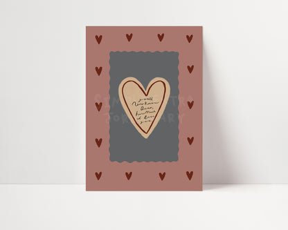 You'll Never Know | Nursery Print | UNFRAMED