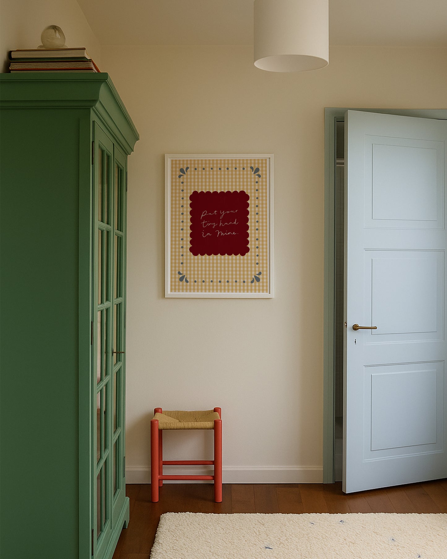 Put Your Tiny Hand In Mine | Nursery Print | UNFRAMED