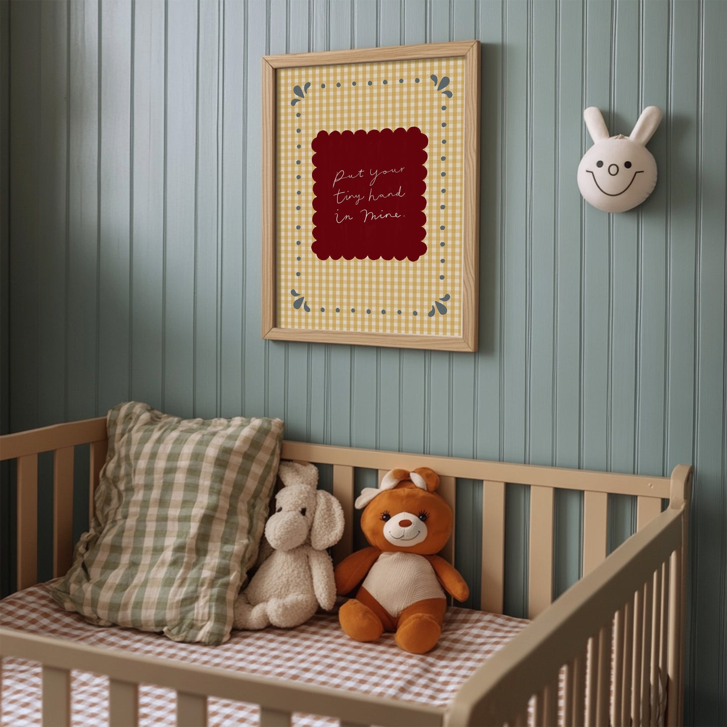 Put Your Tiny Hand In Mine | Nursery Print | UNFRAMED