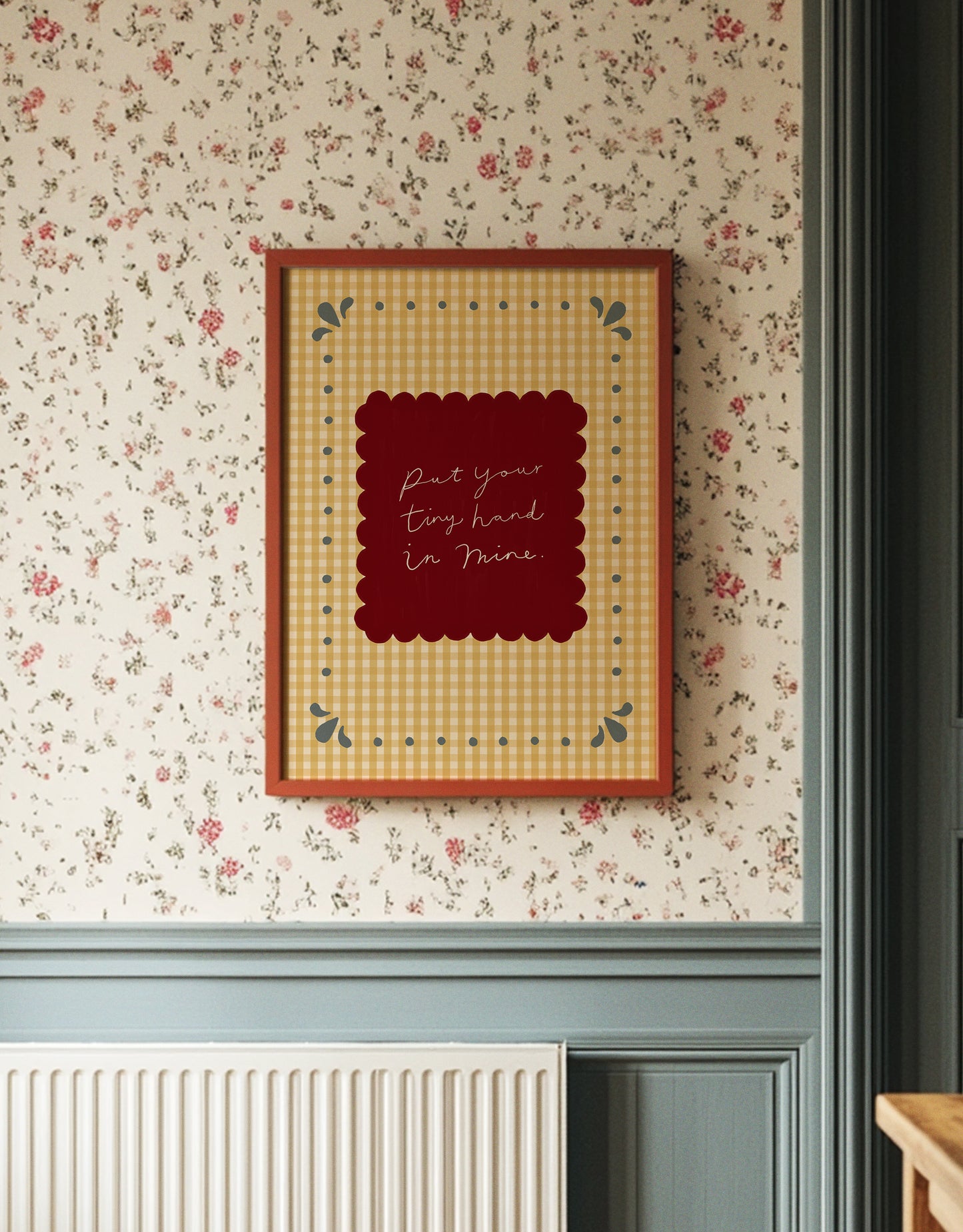 Put Your Tiny Hand In Mine | Nursery Print | UNFRAMED