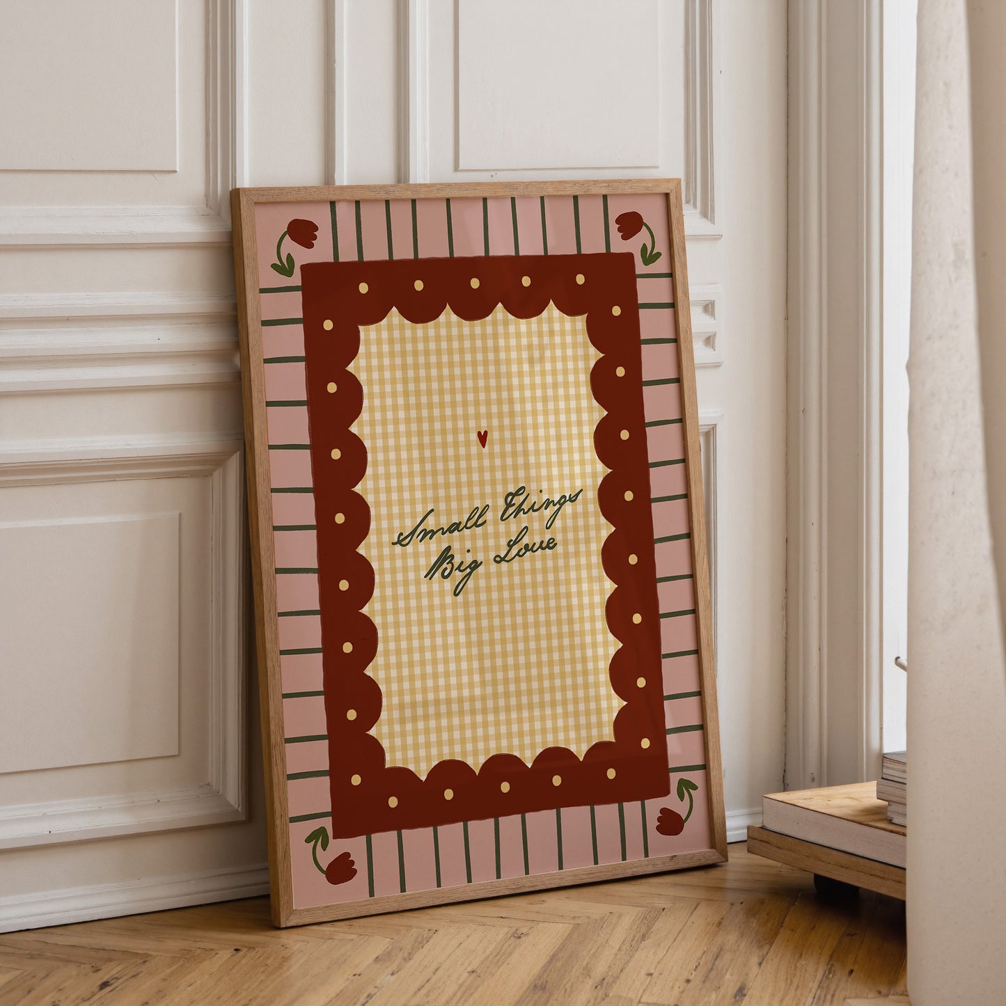 Small Things Big Love | Nursery Print | UNFRAMED