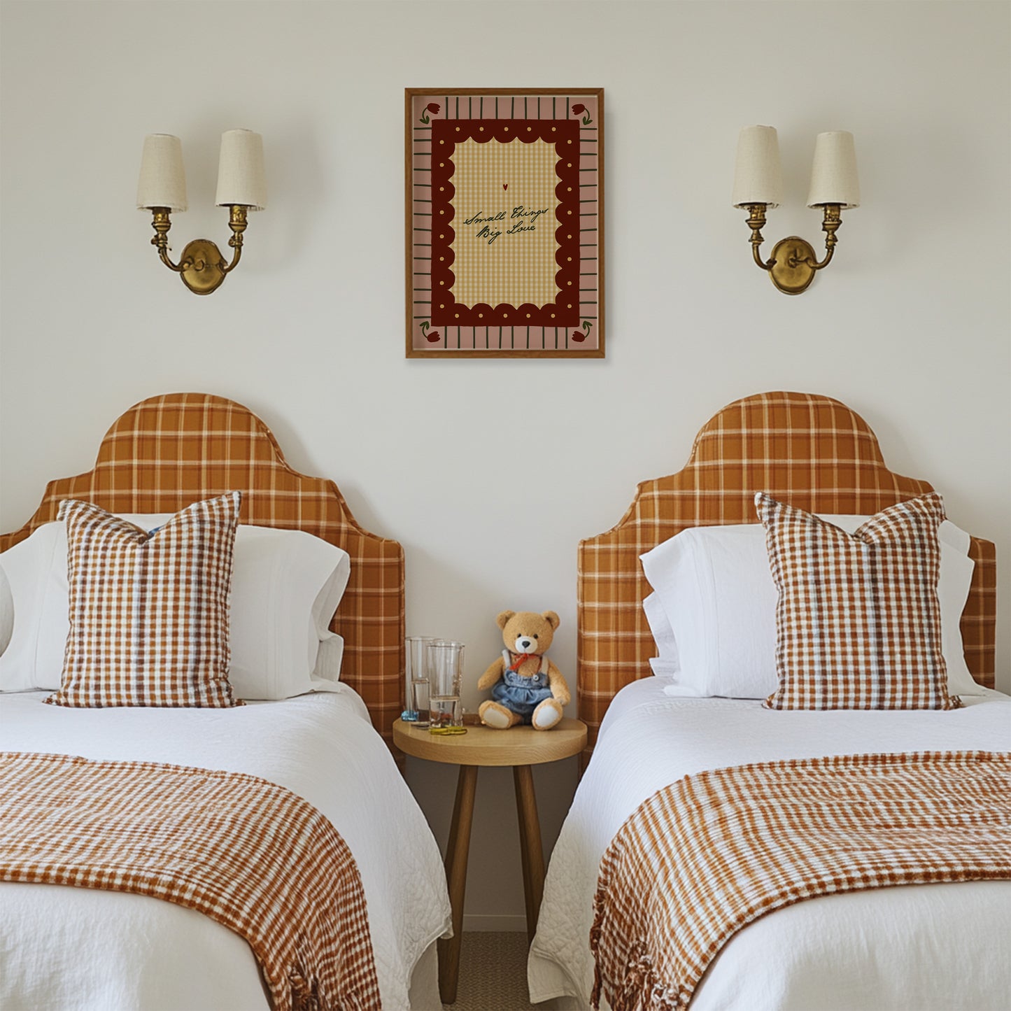 Small Things Big Love | Nursery Print | UNFRAMED