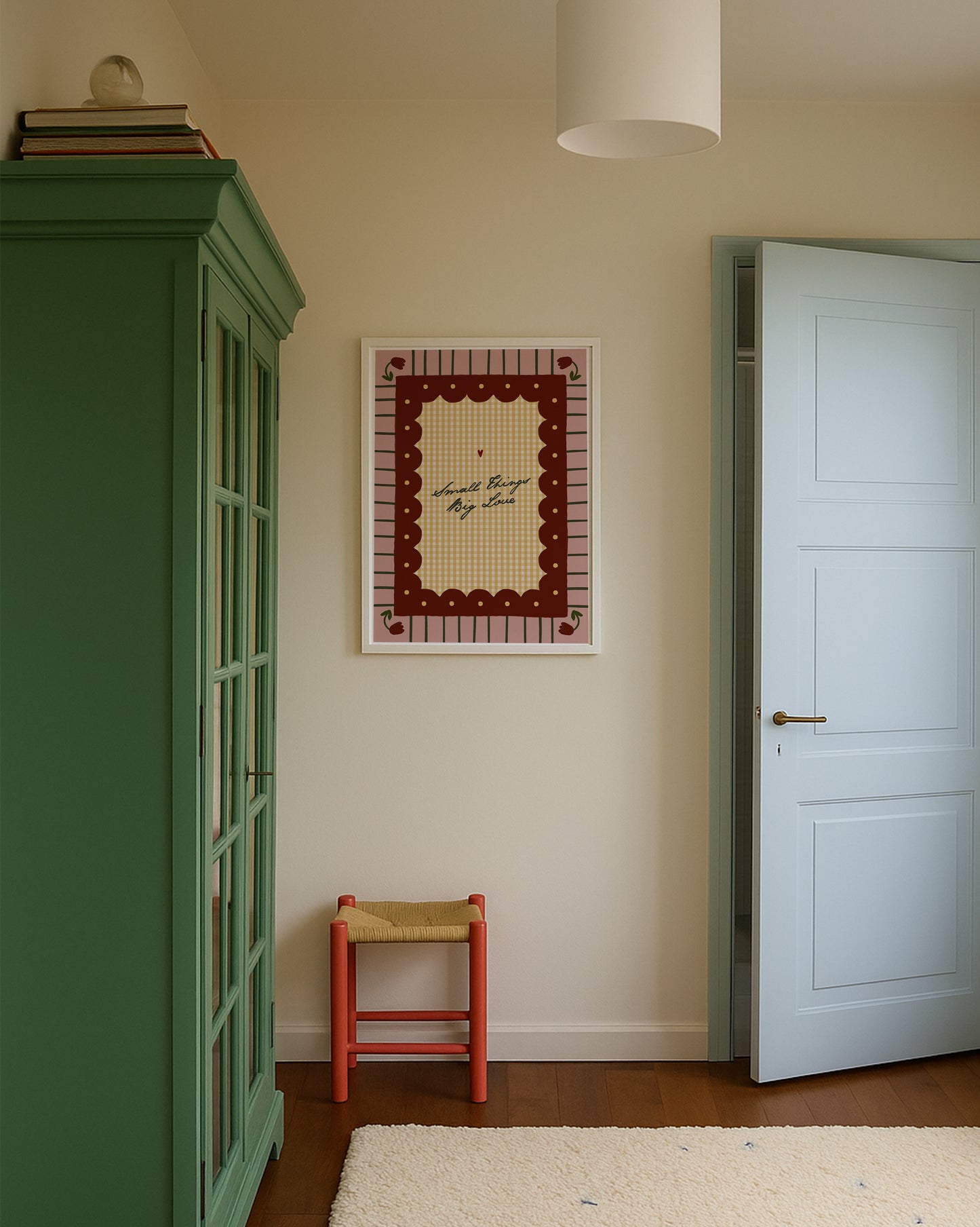 Small Things Big Love | Nursery Print | UNFRAMED