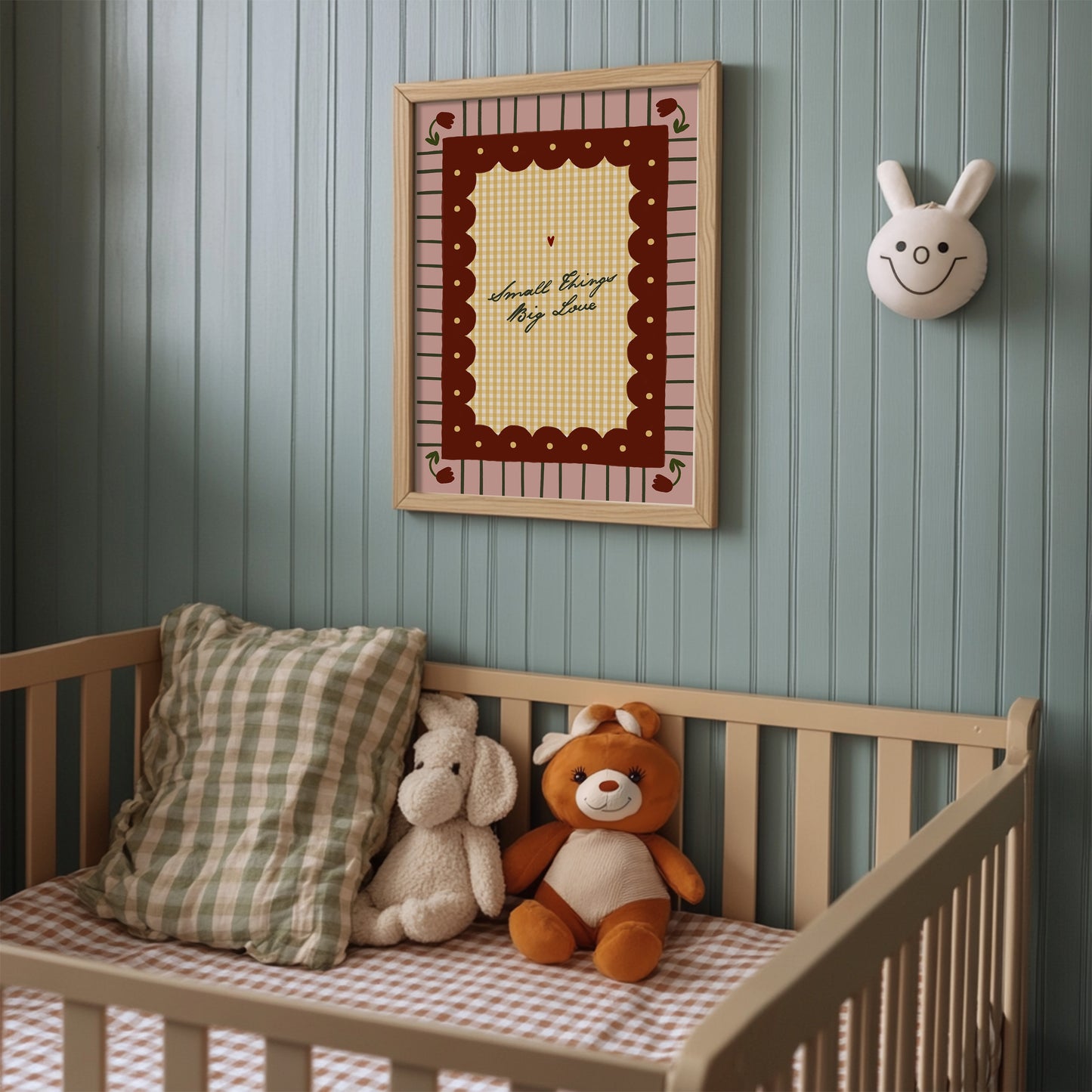 Small Things Big Love | Nursery Print | UNFRAMED