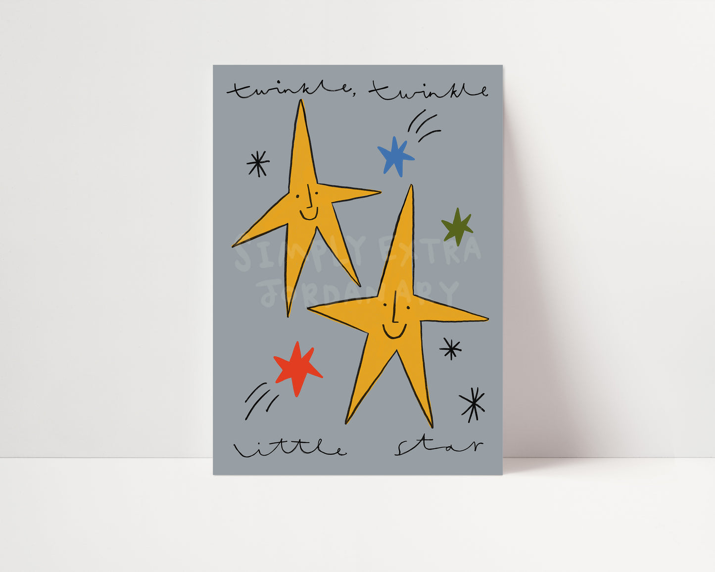 Twinkle Twinkle Little Star | Nursery Print | UNFRAMED