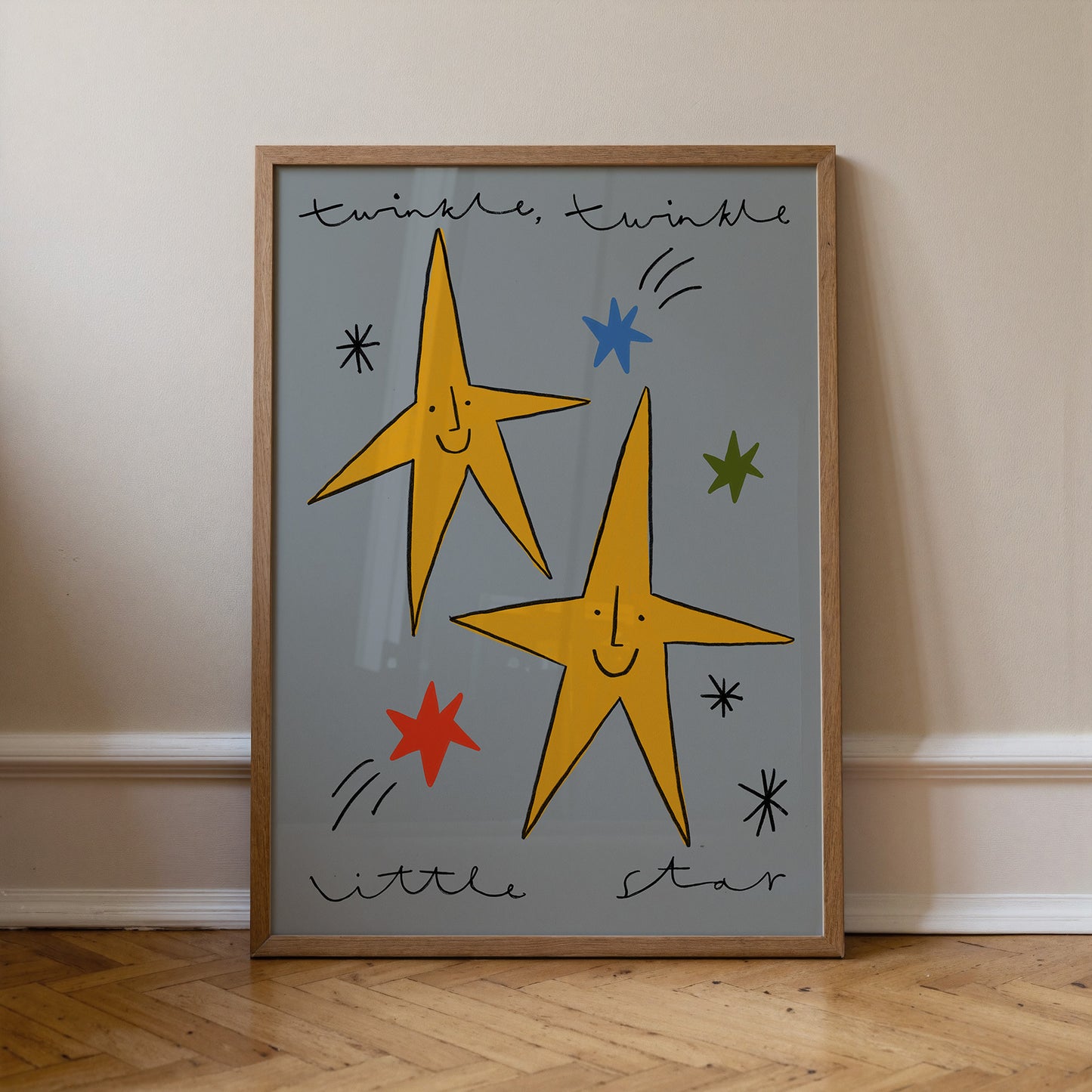 Twinkle Twinkle Little Star | Nursery Print | UNFRAMED