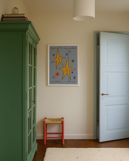 Twinkle Twinkle Little Star | Nursery Print | UNFRAMED