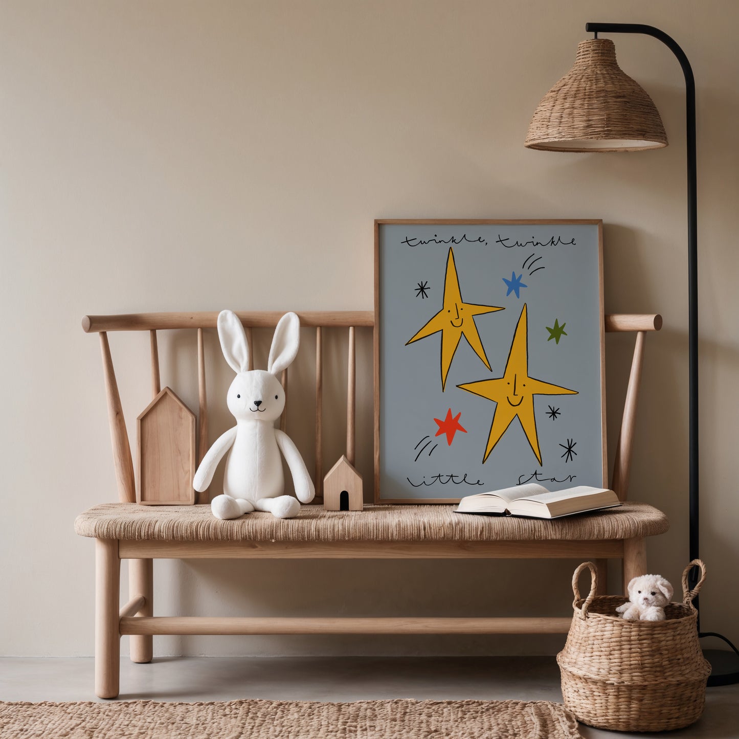 Twinkle Twinkle Little Star | Nursery Print | UNFRAMED