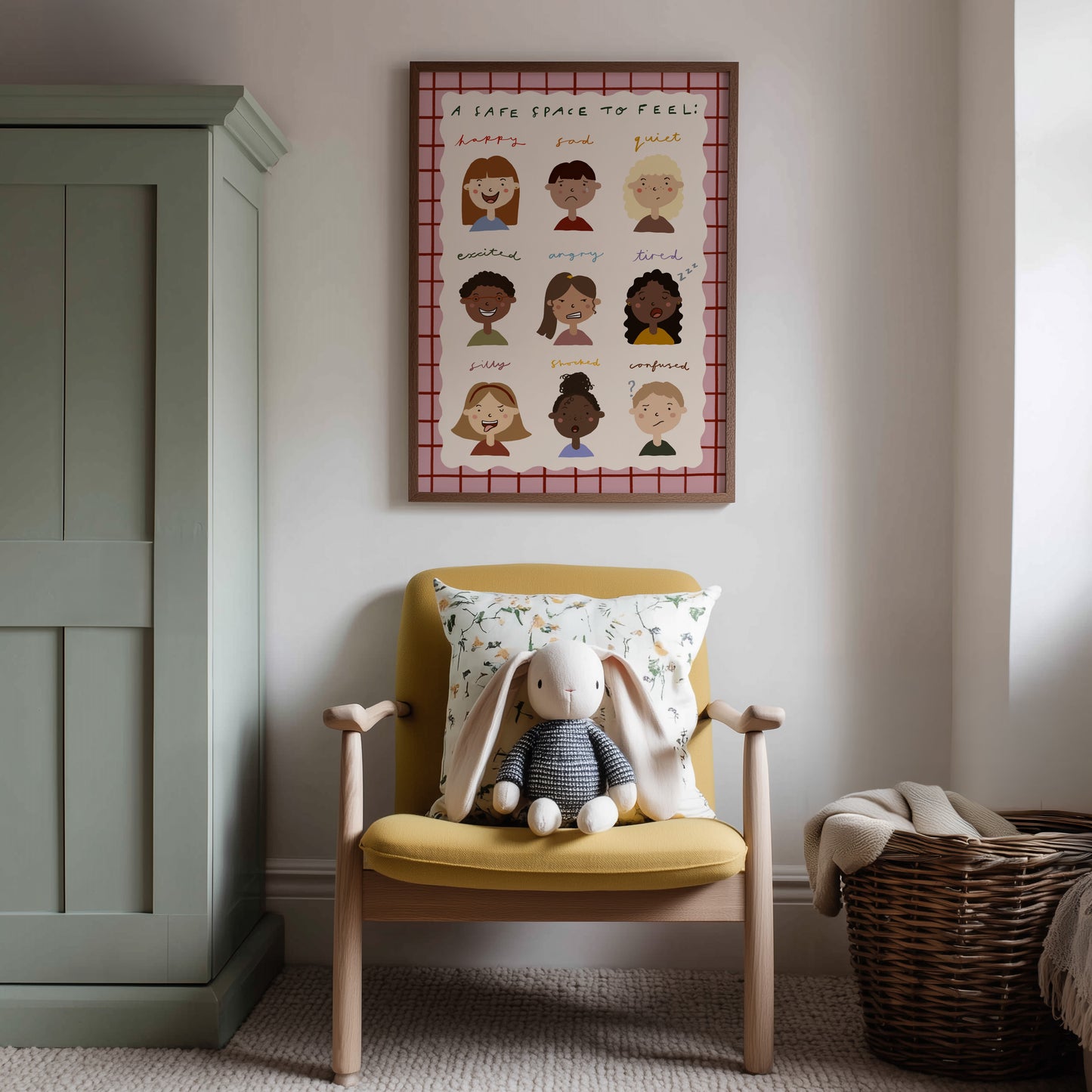 A Safe Space To Feel | Feelings Print | UNFRAMED