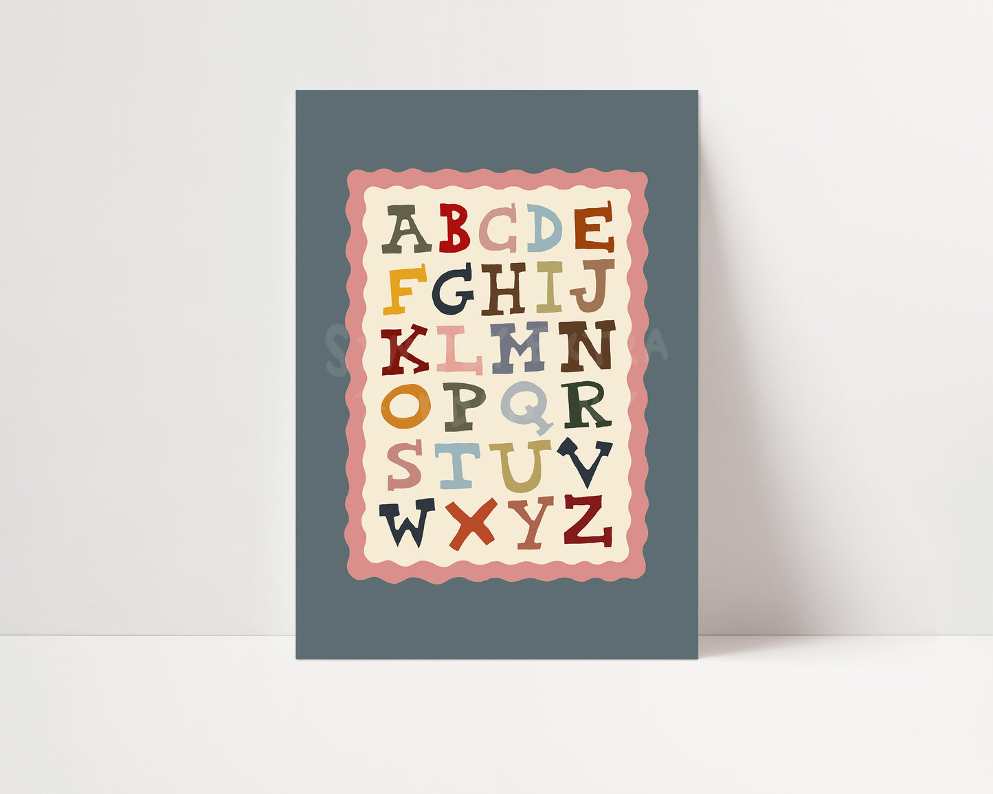Wild West Alphabet | Educational Print | UNFRAMED