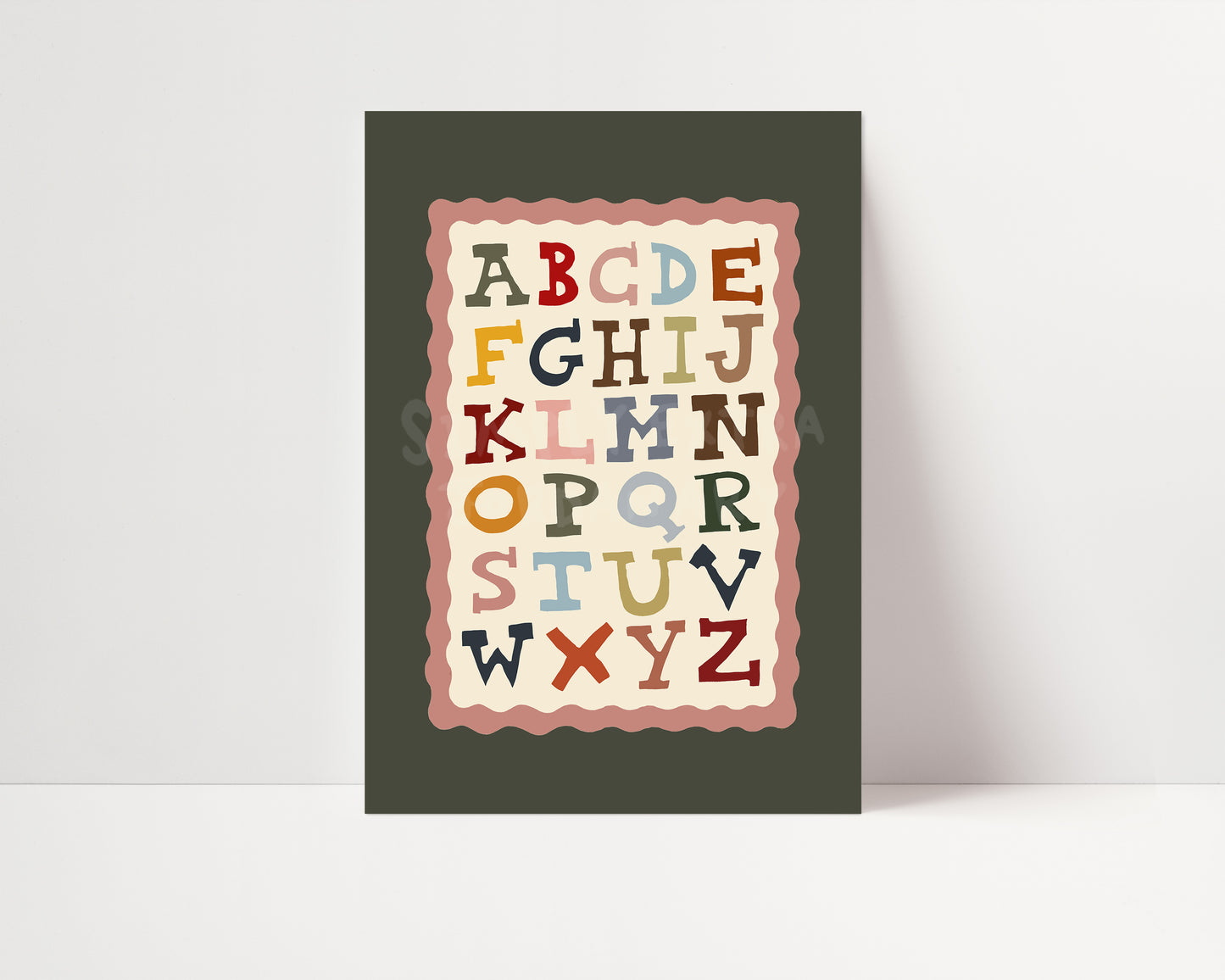 Wild West Alphabet | Educational Print | UNFRAMED