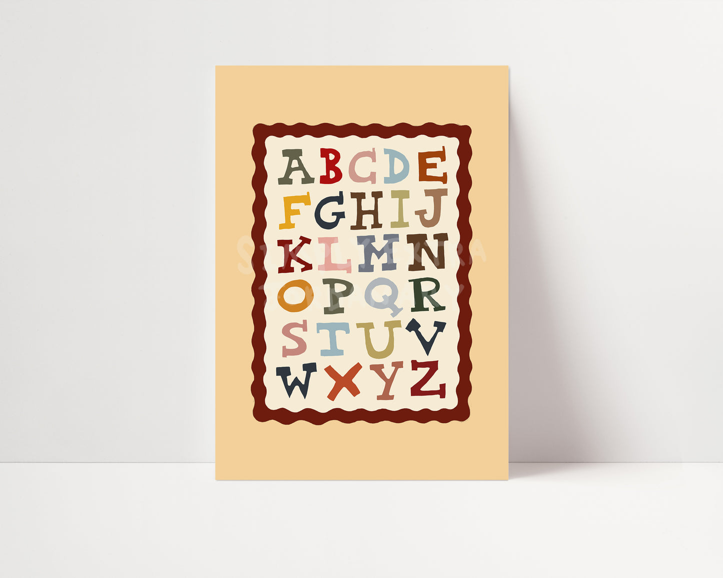 Wild West Alphabet | Educational Print | UNFRAMED